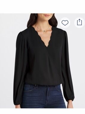 Nine Britton Black Blouse
